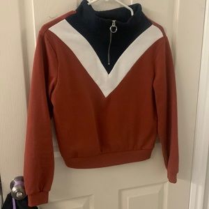 Love Tree Zipper Crewneck (Roolee)